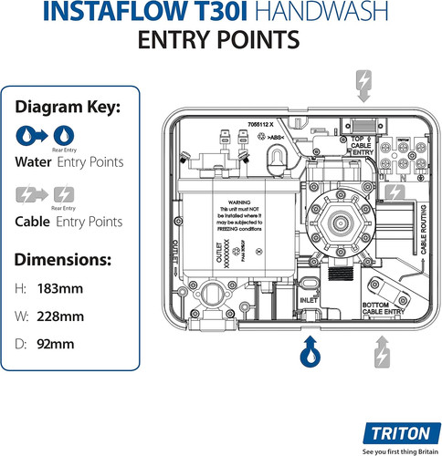 Triton showers spt303i t30i - triton,